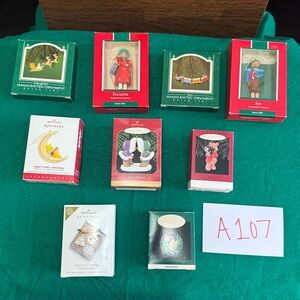 9 Hallmark Keepsake Ornaments Collection